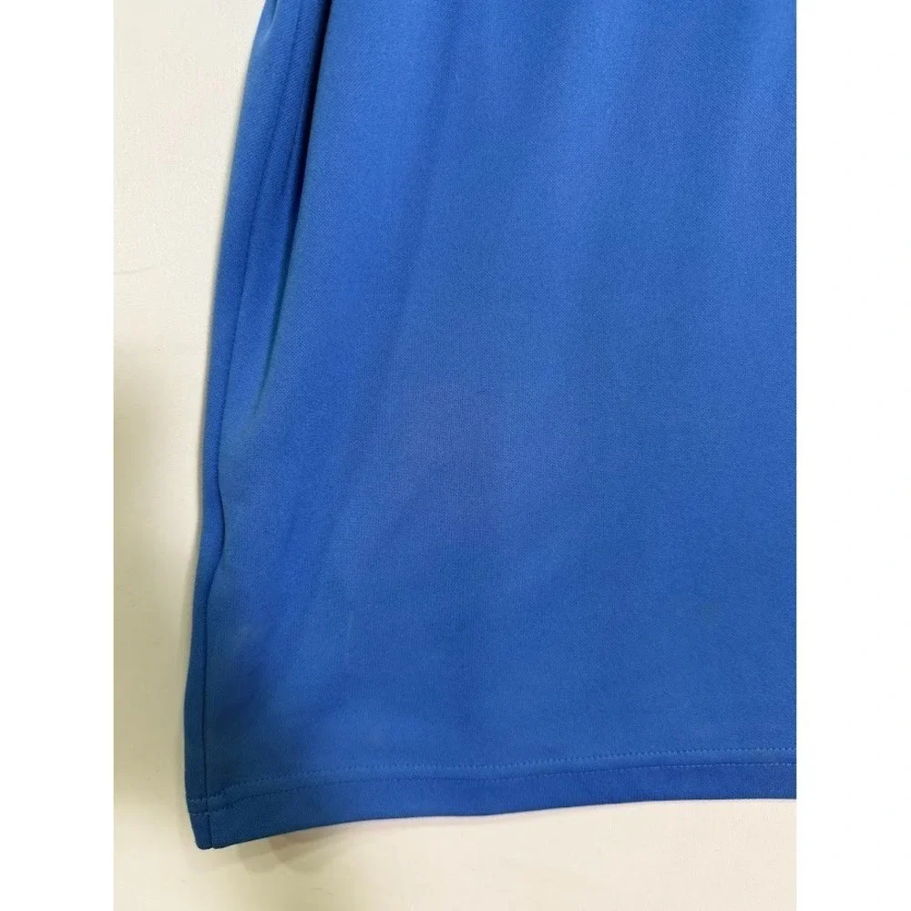 Detroit Lions Polo Shirt Mens XL Blue‎ NFL Football Team Apparel Short Sleeve